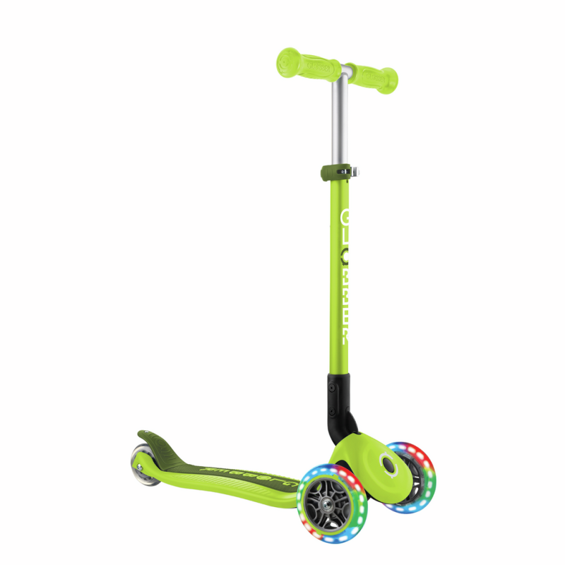 PATINETE PRIMO PLEGABLE VERDE LIMA CON LED