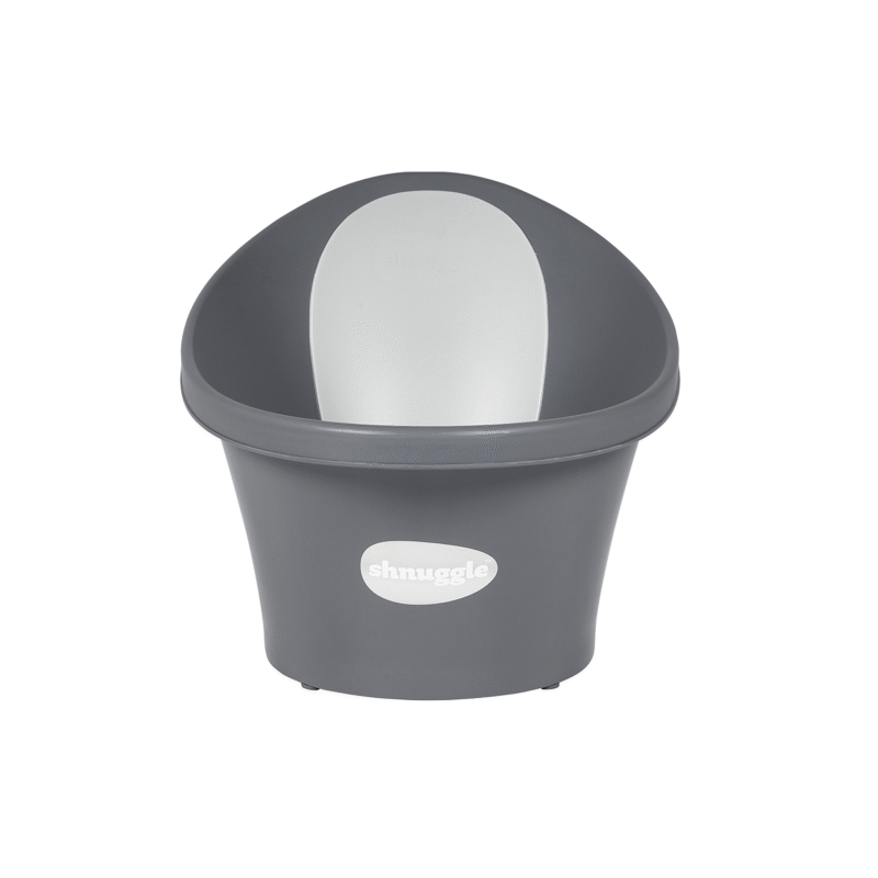 BAÑERA SHNUGGLE GRIS C/RESPALDO BLANCO