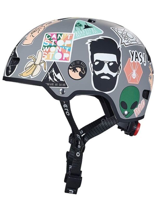 CASCO DE PROTECCION STICKERS "M"