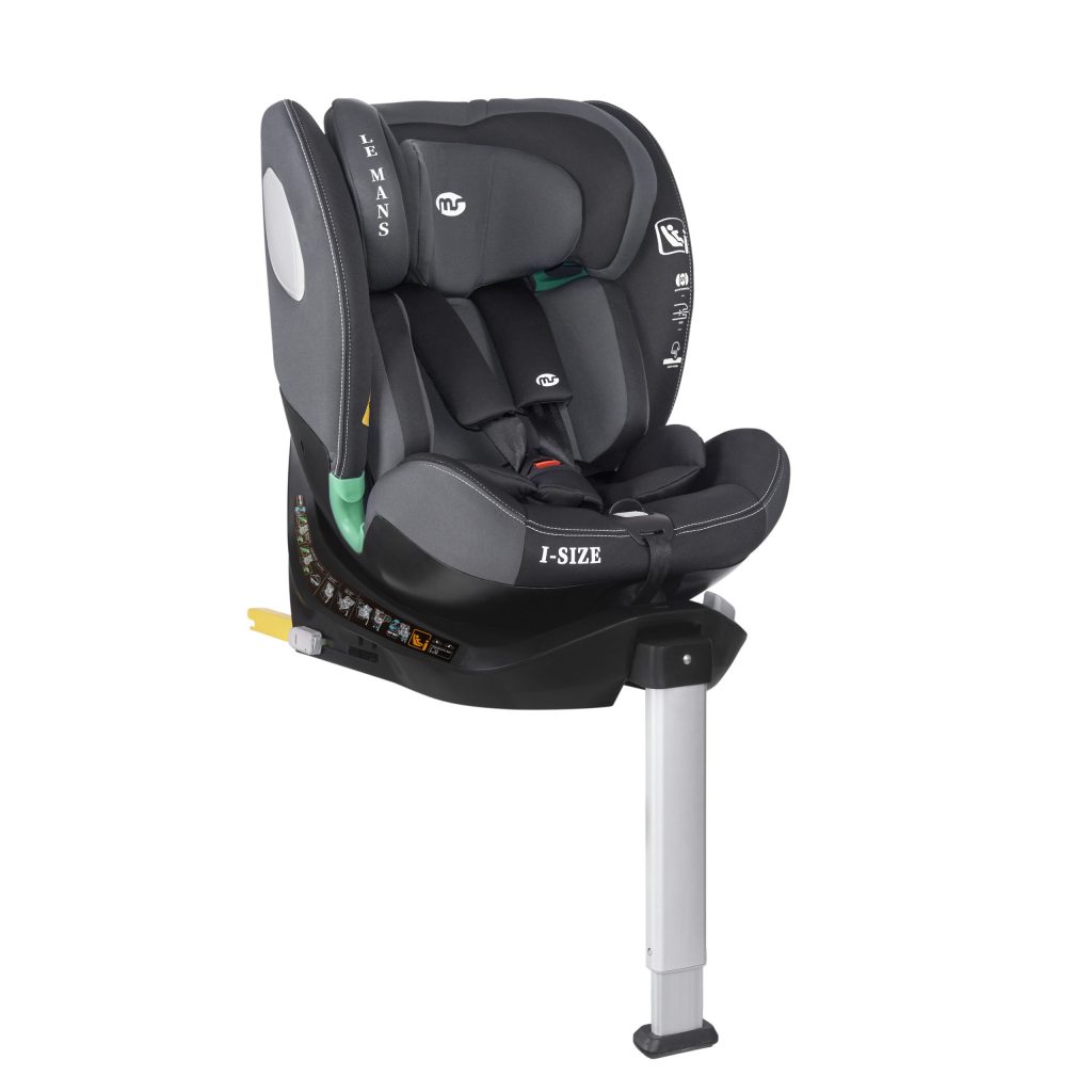 SILLA AUTO LEMANS NEGRO/GRIS I-SIZE GR.0/1/2/3