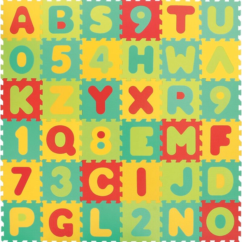 LOSAS DE ESPUMA DE LETRAS Y NUMEROS