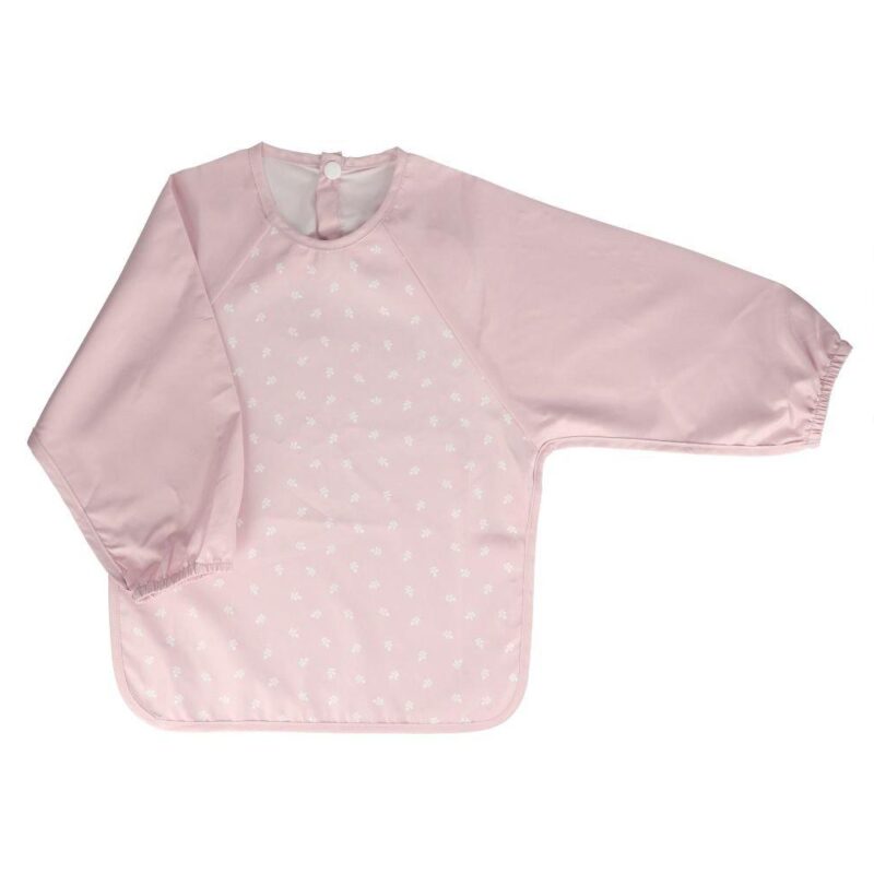 BABERO CON MANGAS LEAVES PINK