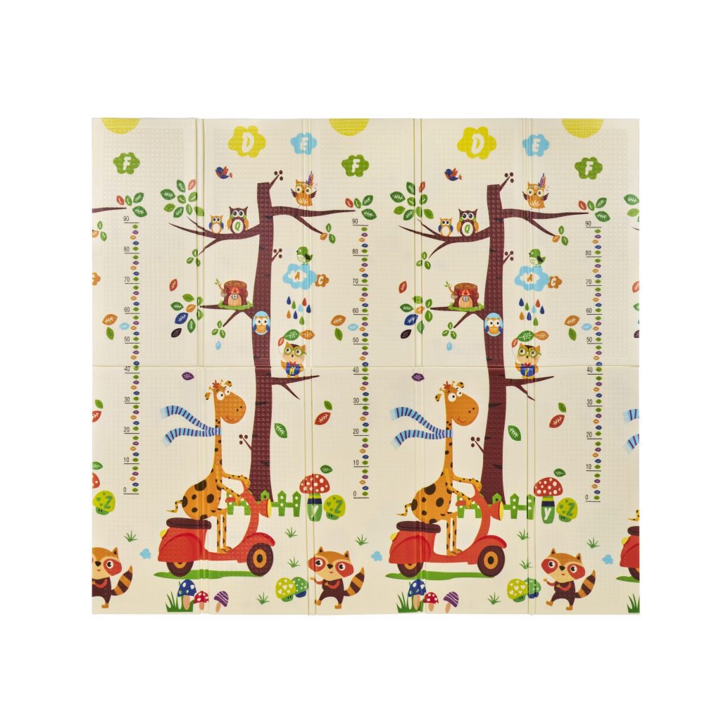 ALFOMBRA DE JUEGO TRENDY ZEBRA/JIRAFA 180X200CM
