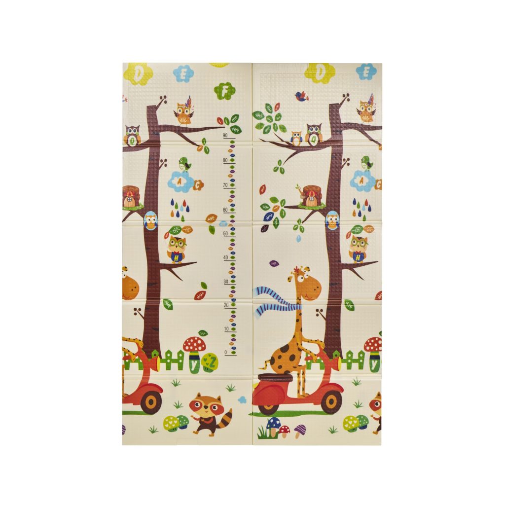 ALFOMBRA DE JUEGO TRENDY ZEBRA/JIRAFA 180X120CM