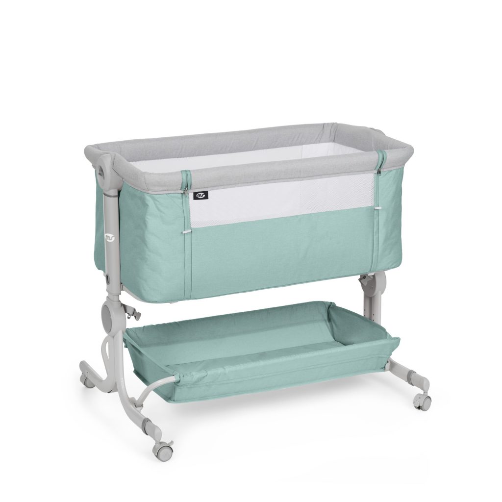 MINICUNA COMFY VERDE CON TEXTIL ELEPHANT