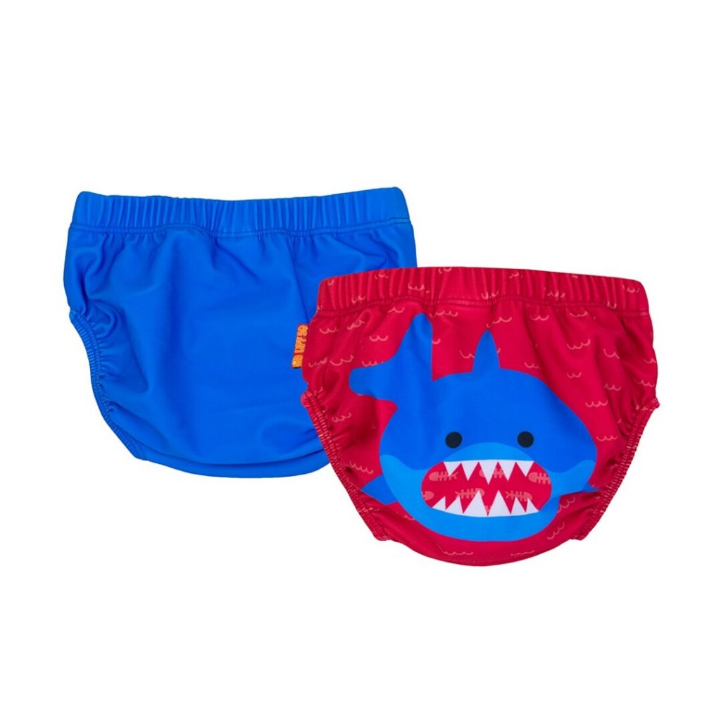 PACK BAÑADOR PAÑAL TIBURON AZUL