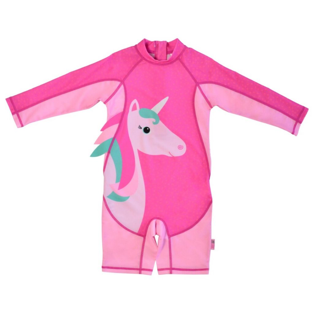 TRAJE BAÑADOR UNICORNIO