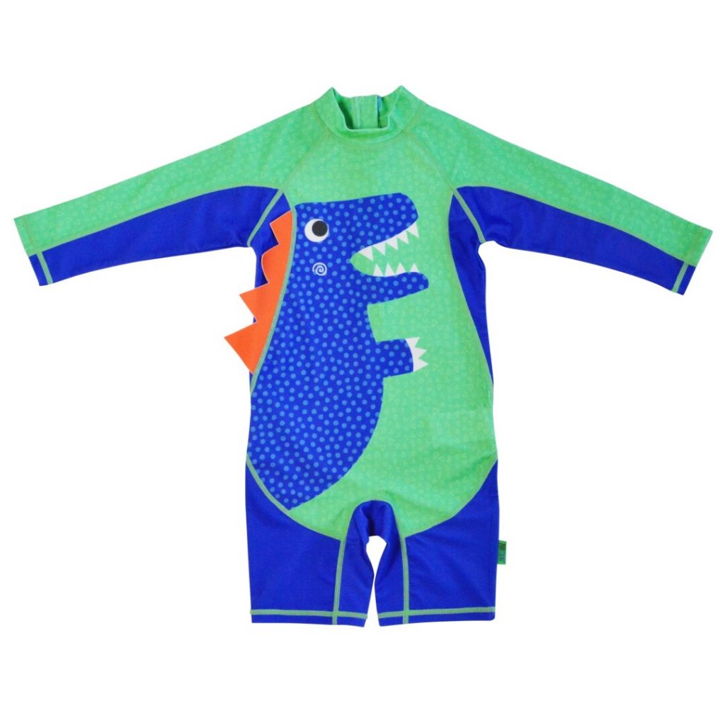 TRAJE BAÑADOR DINOSAURIO
