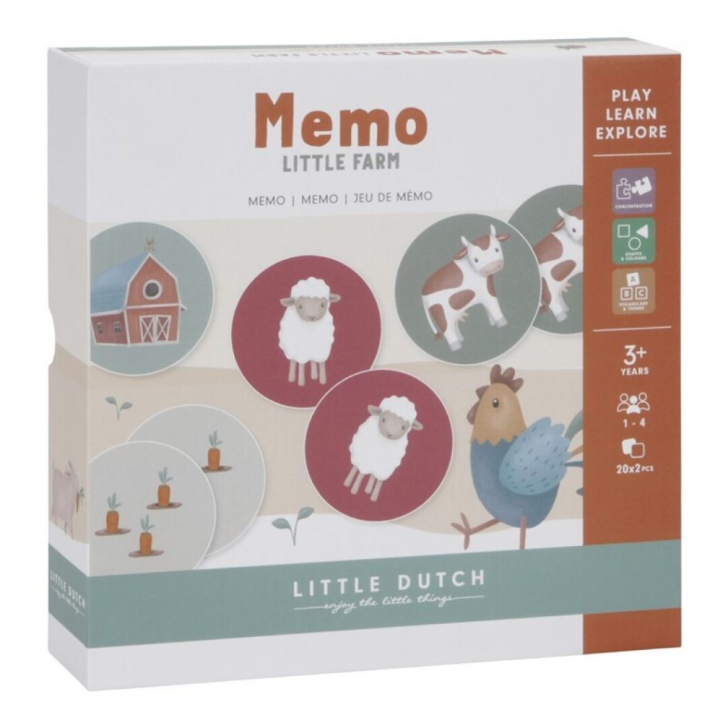 JUEGO MEMORIA PEQUEÑA GRANJA LITTLE DUTCH