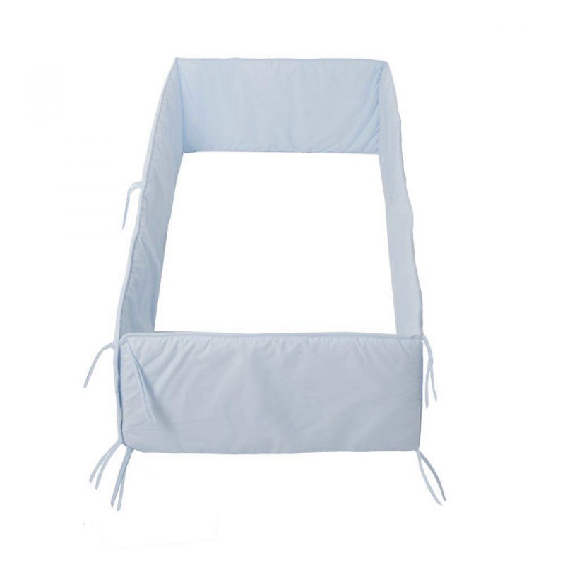 PROTECTOR DE CUNA 360 LISO CIELO EMPOLVADO