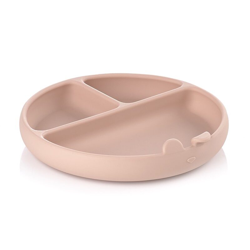 PLATO DE SILICONA DIVIDIDO BLW PALE
