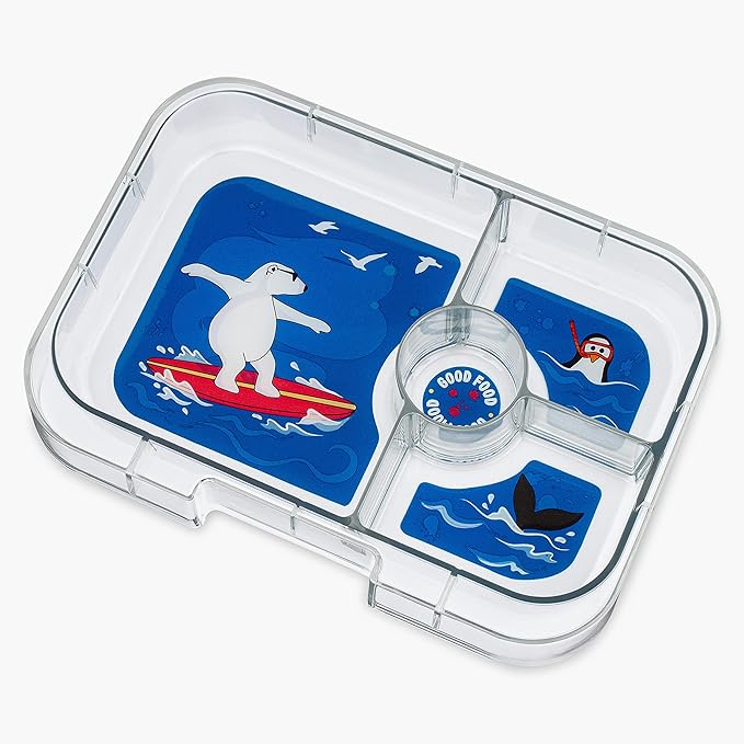 FIAMBRERA YUMBOX/4 SURF BLUE/POLAR BEAR TRAY - Imagen 7