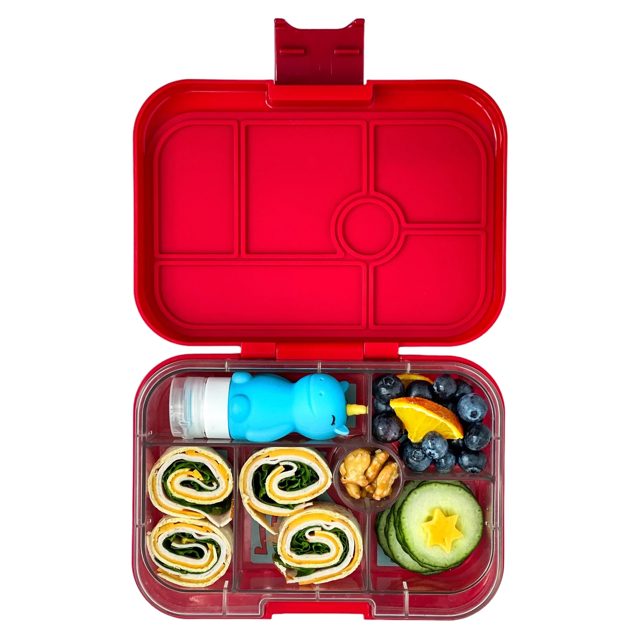 FIAMBRERA YUMBOX/6 WOW RED FUNNY MONSTERS TRAY - Imagen 4
