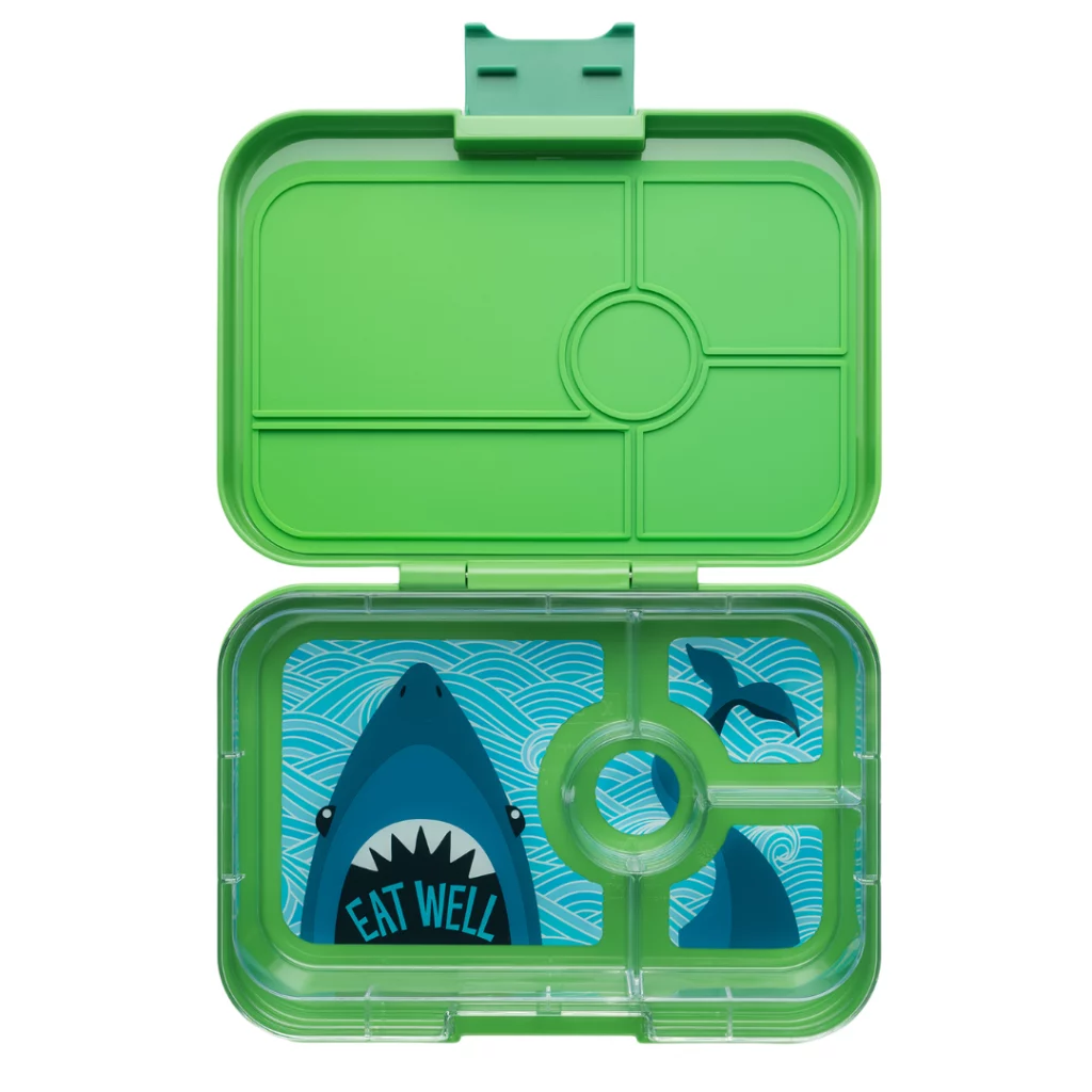 FIAMBRERA YUMBOX/4XL JURASSIC GREEN SHARK TRAY