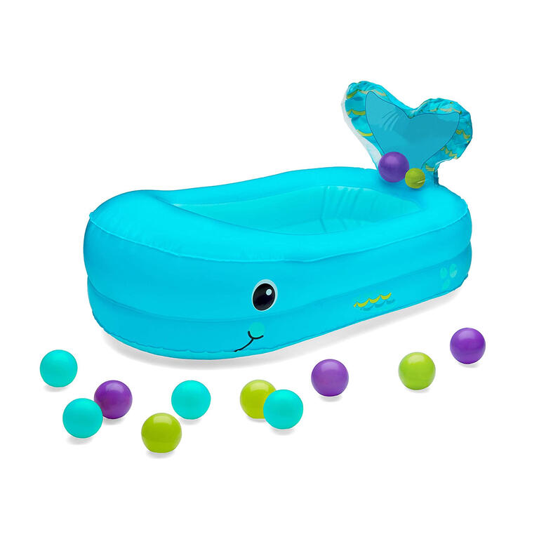 BAÑERA HINCHABLE BALLENA 10BOLAS