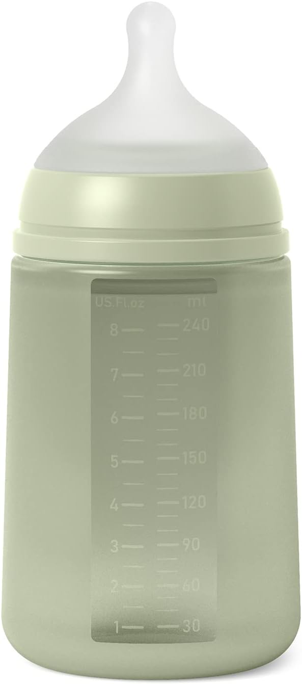 BIBERON SILICONA 240ML VERDE - Imagen 2