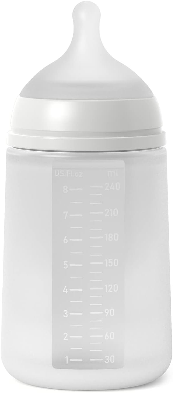 BIBERON SILICONA 240ML GRIS - Imagen 2
