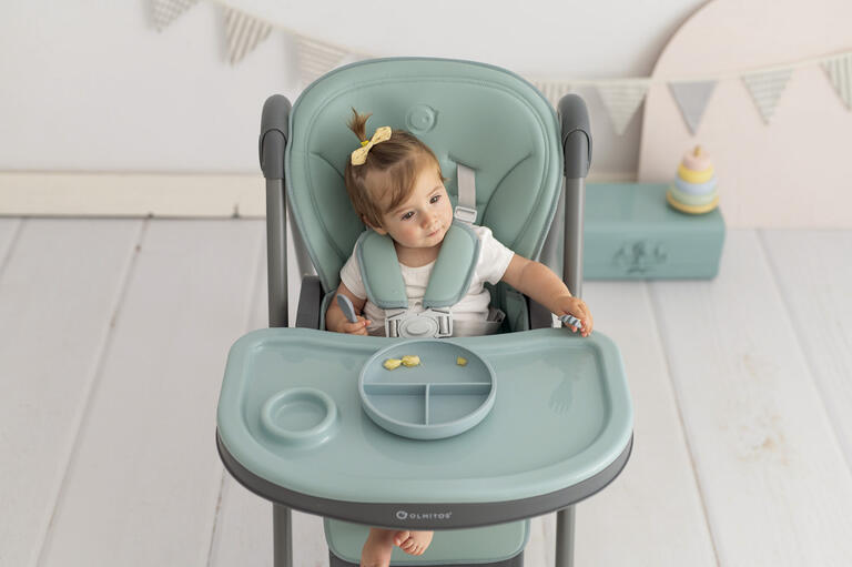 TRONA RECLINABLE MULTIPOSICIONES BLUE/GREEN - Imagen 4