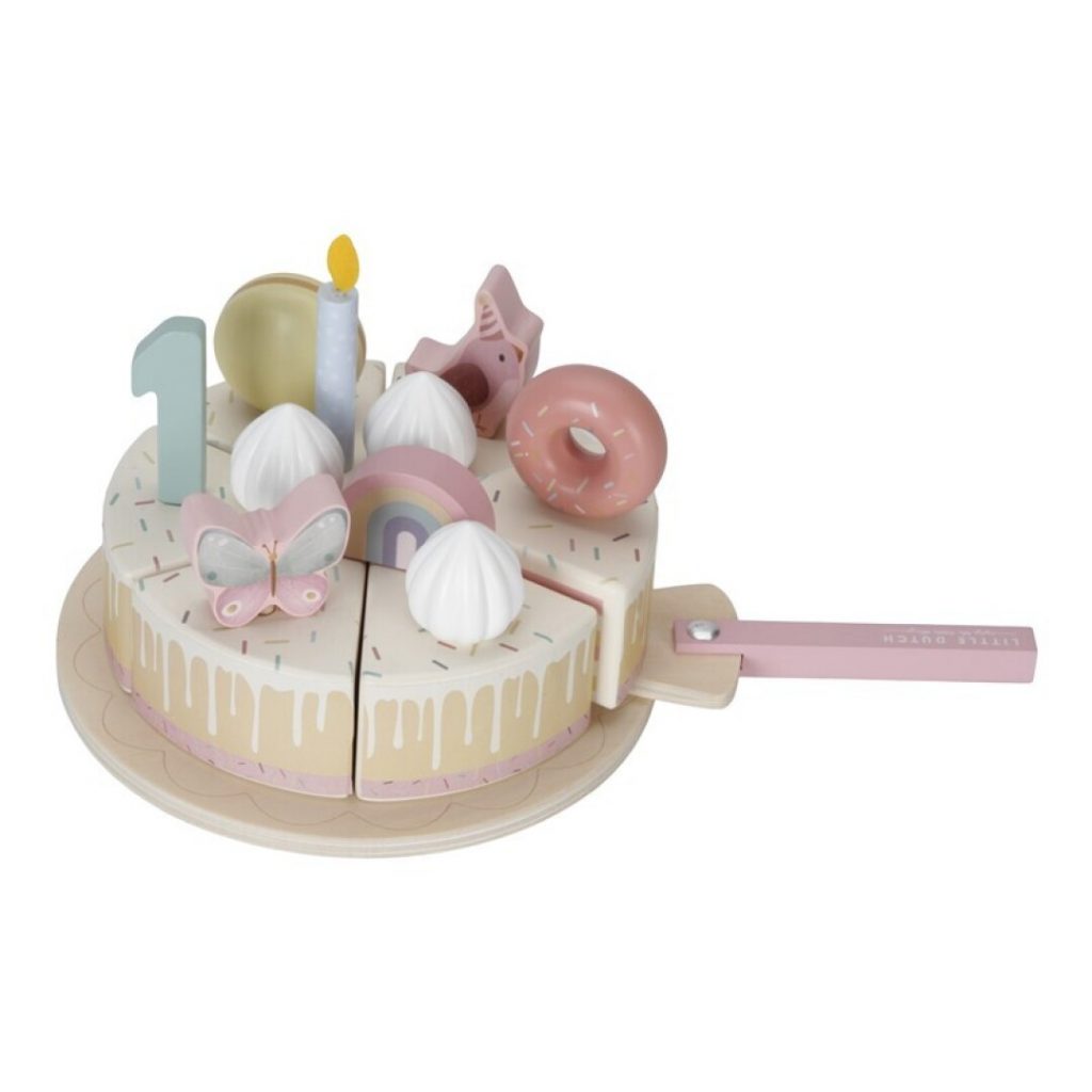 PASTEL DE CUMPLEAÑOS ROSA LITTLE DUTCH