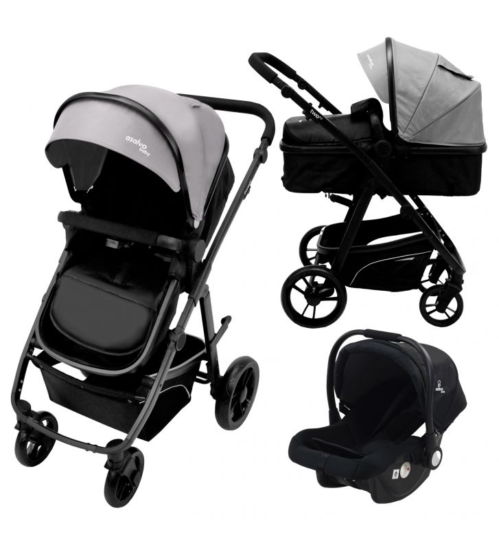 TRIO CONVERTIBLE TWO+ GRIS