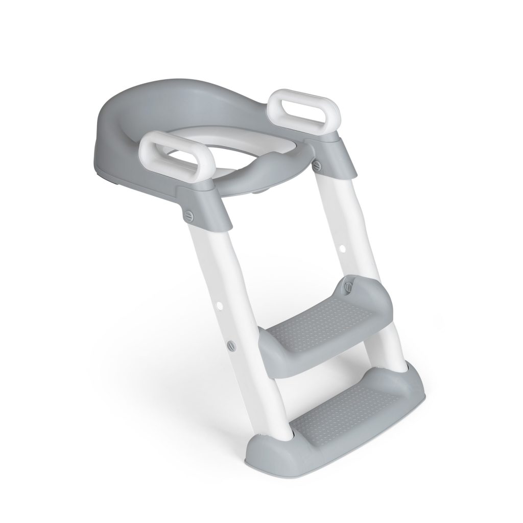 ADAPTADOR WC ESCALERA PLEGABLE GRIS/BLANCO