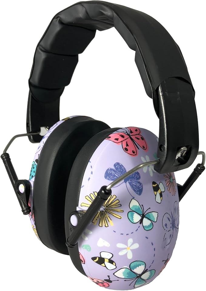 CASCOS/AURICULARES ANTIRUIDO+3AÑOS MARIPOSAS