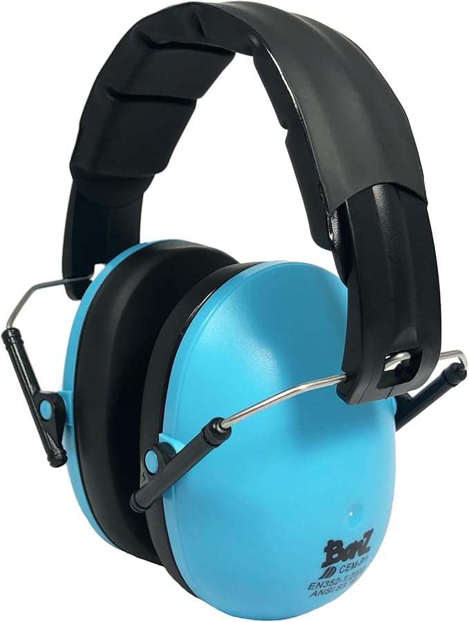 CASCOS/AURICULARES ANTIRUIDO+3AÑOS SKY BLUE