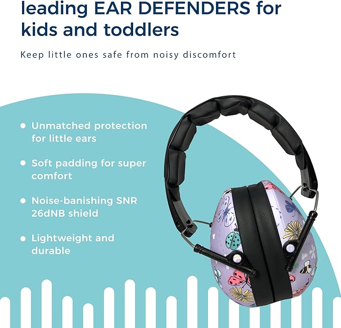 CASCOS/AURICULARES ANTIRUIDO 0/3AÑOS MARIPOSAS - Imagen 4