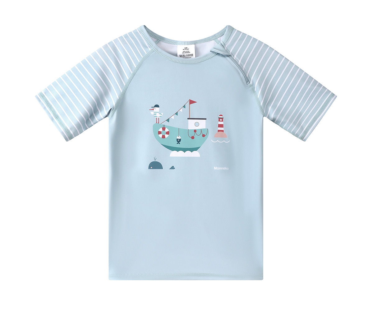 CAMISETA CON PROTECCION SOLAR FISHING BOAT