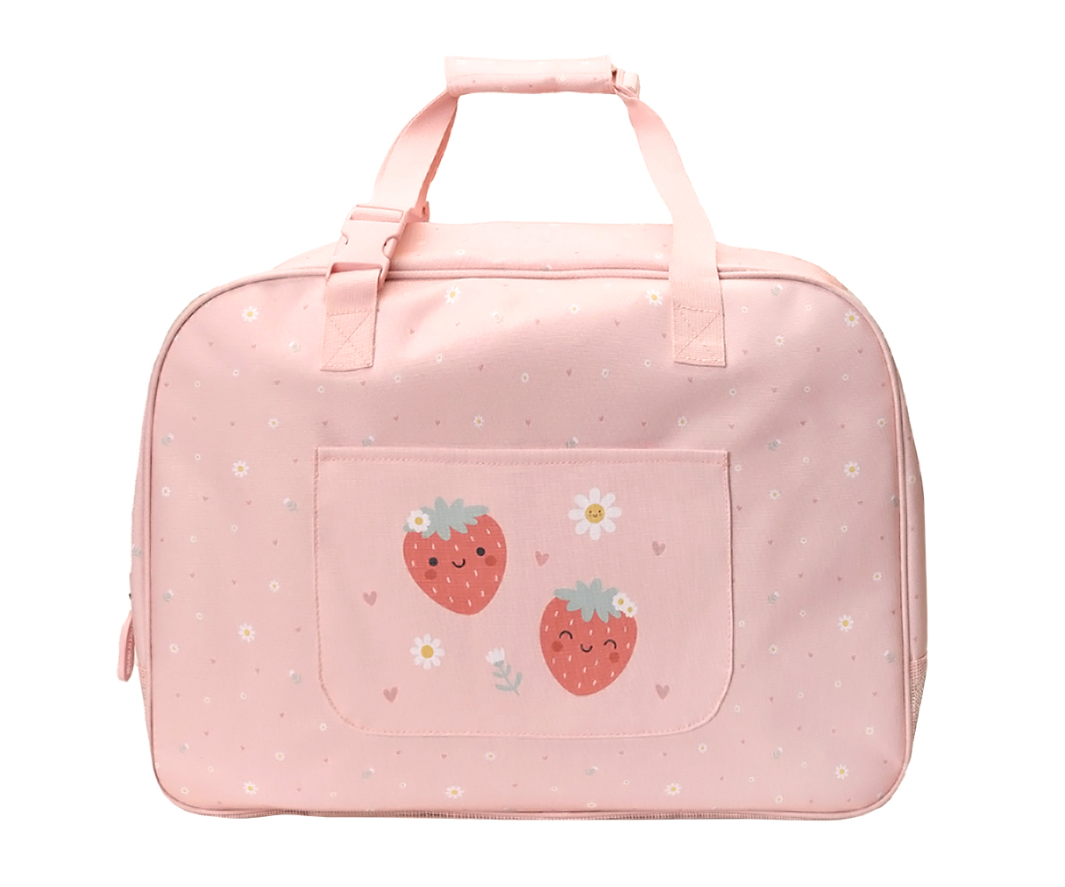 BOLSO DE PLAYA CON REJILLA STRAWBERRIES