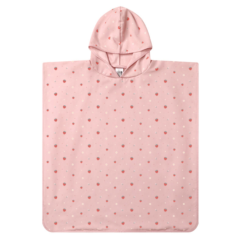 PONCHO DE PLAYA STRAWBERRIES