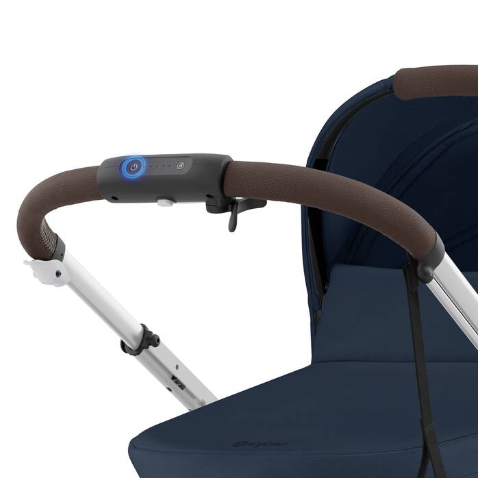 E-GAZELLE S SILLA OCEAN BLUE (SILVER FRAME) - Imagen 4