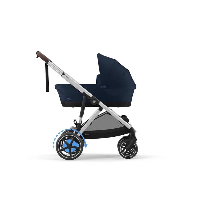 E-GAZELLE S SILLA OCEAN BLUE (SILVER FRAME) - Imagen 6