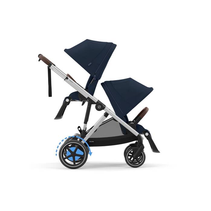 E-GAZELLE S SILLA OCEAN BLUE (SILVER FRAME) - Imagen 7