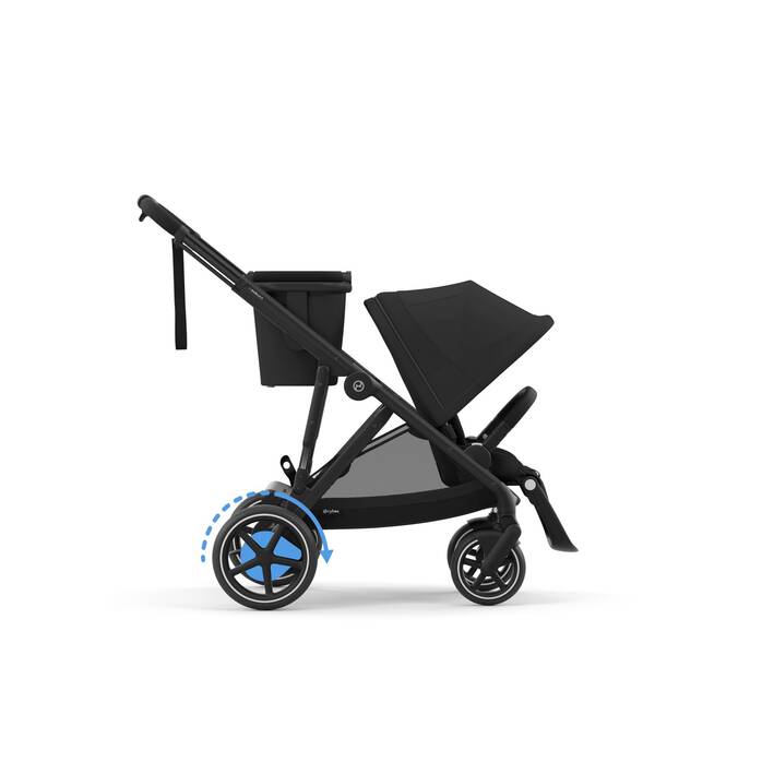 E-GAZELLE S SILLA MOON BLACK (BLACK FRAME) - Imagen 8