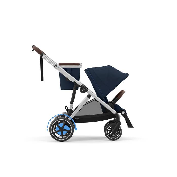 E-GAZELLE S SILLA OCEAN BLUE (SILVER FRAME) - Imagen 8