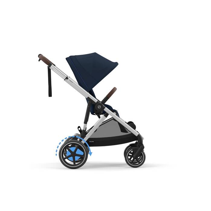 E-GAZELLE S SILLA OCEAN BLUE (SILVER FRAME) - Imagen 3