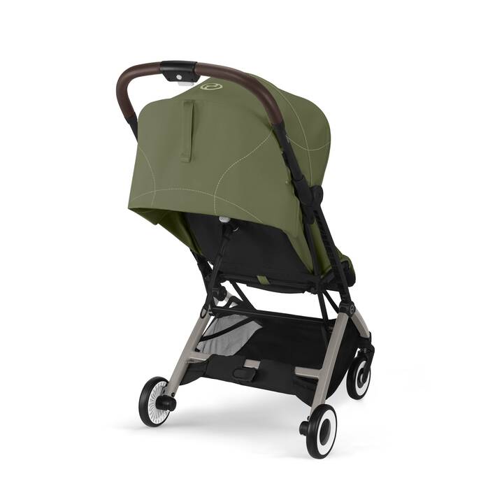 SILLA DE PASEO ORFEO MOSS GREEN (SILVER FRAME) - Imagen 5