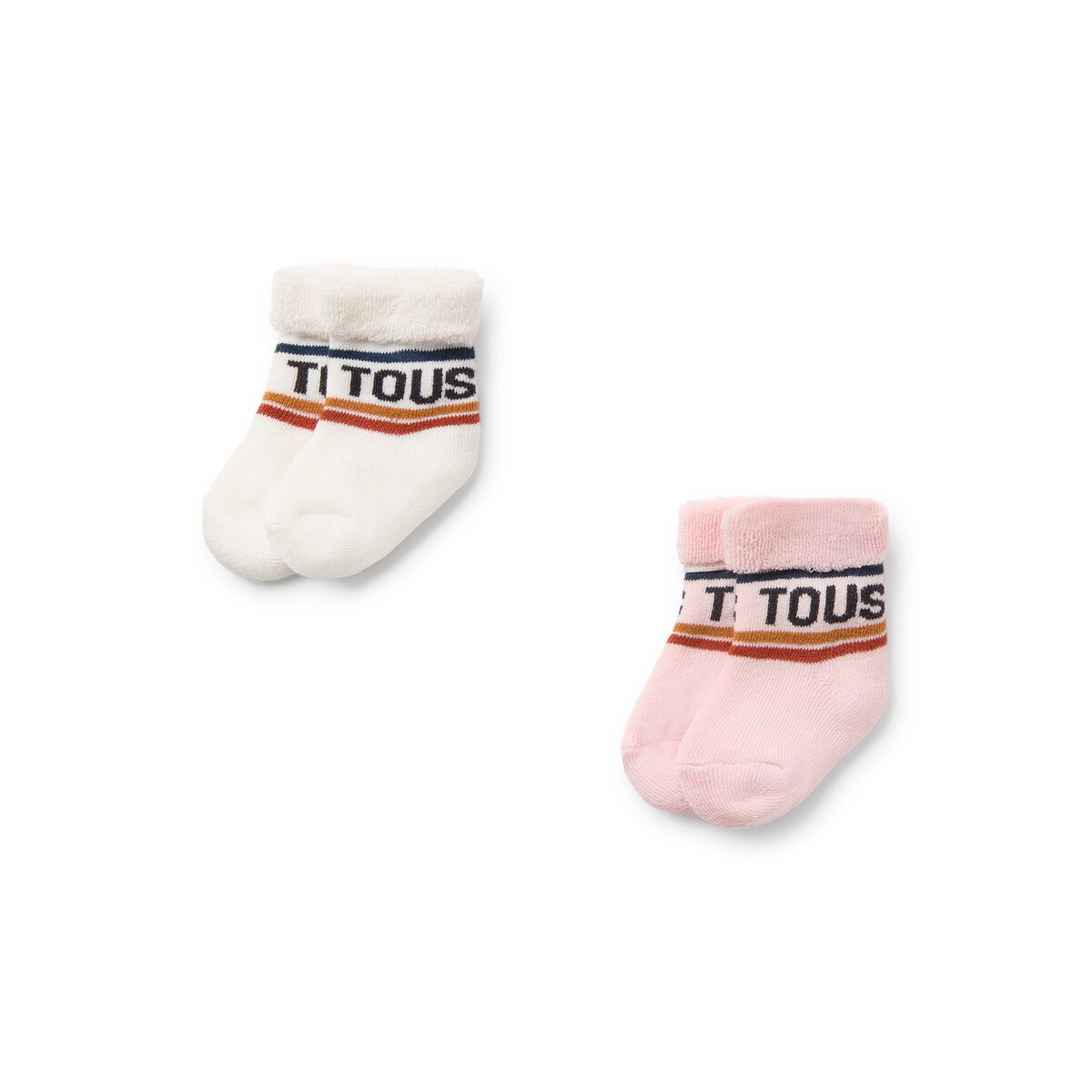 TOUS SET 2 PARES CALCETINES 6/12MESES ROSA - Imagen 2