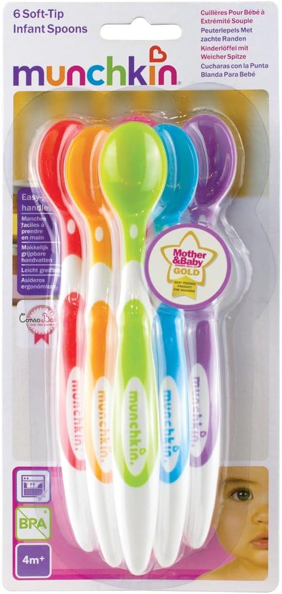 PACK 6 CUCHARAS ERGONOMICAS PUNTA BLANDA - Imagen 4