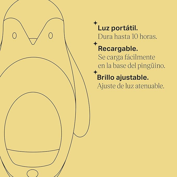 LUZ NOCTURNA PUNGÜINO PORTATIL - Imagen 7