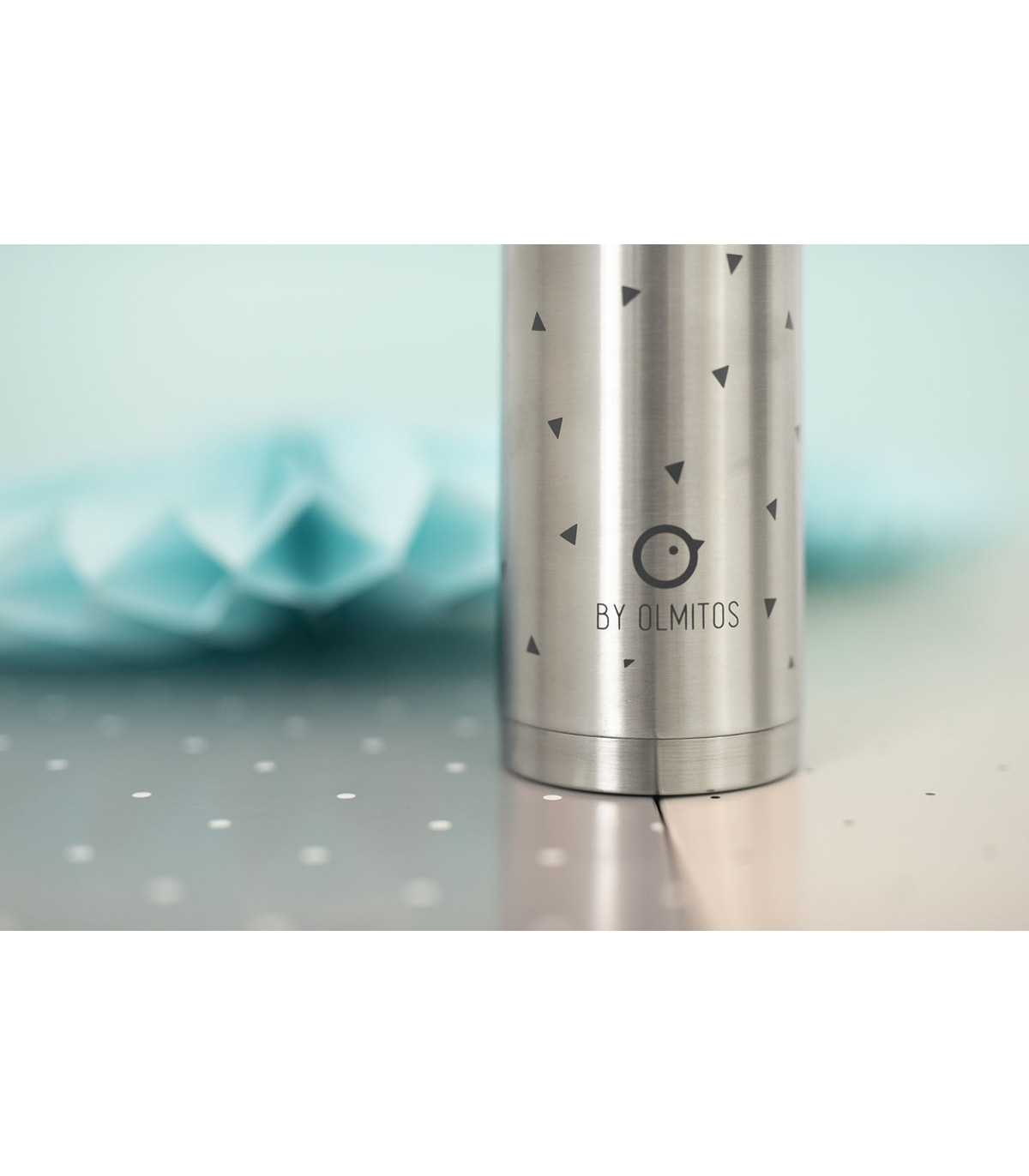 TERMO LIQUIDOS 500ML TRIANGLES BLUE - Imagen 5