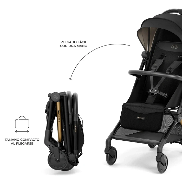 SILLA DE PASEO/VIAJE PILOT2 MIDNIGHT BLACK - Imagen 17
