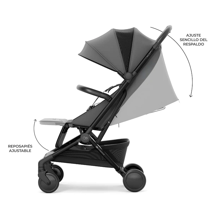 SILLA DE PASEO/VIAJE PILOT2 PLATINUM GREY - Imagen 6