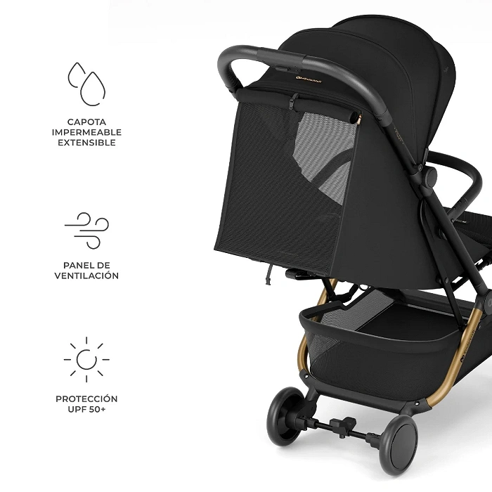 SILLA DE PASEO/VIAJE PILOT2 MIDNIGHT BLACK - Imagen 14