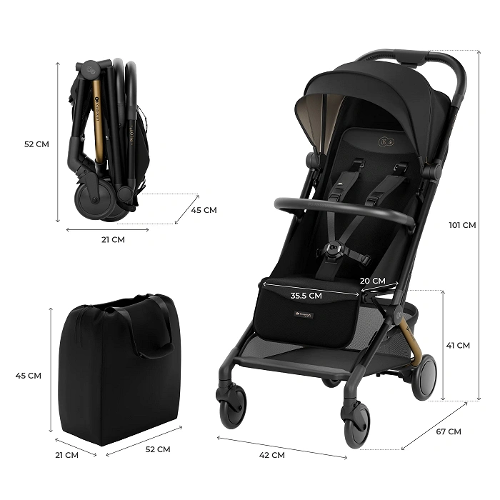 SILLA DE PASEO/VIAJE PILOT2 MIDNIGHT BLACK - Imagen 11