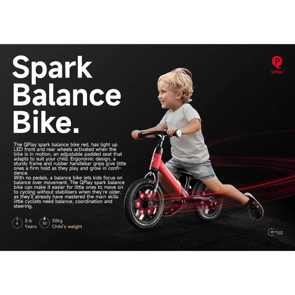 BICICLETA EQUILIBRIO SPARK RED - Imagen 5