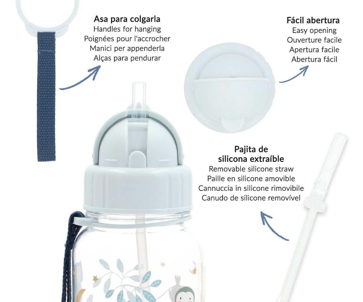 BOTELLA PLASTICO MAGICAL FOREST - Imagen 4