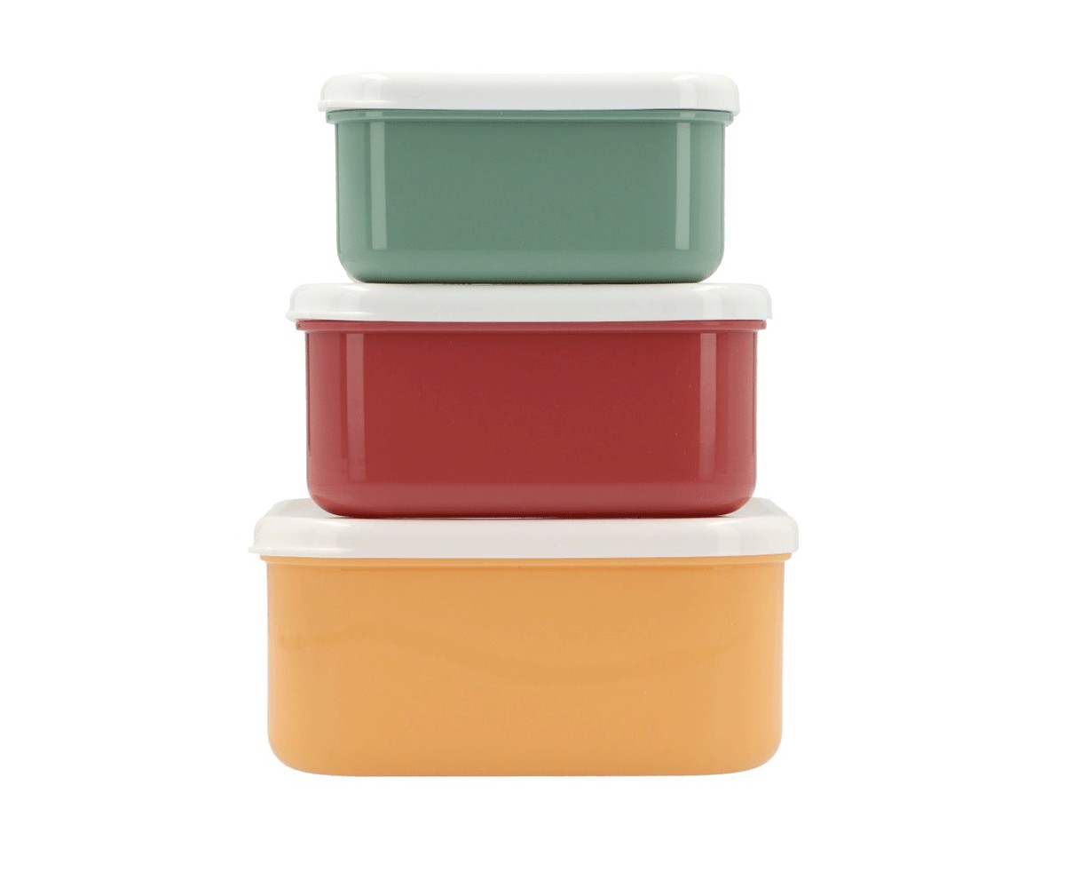 3 CAJAS ALMUERZO FUNNY LETTERS - Imagen 2