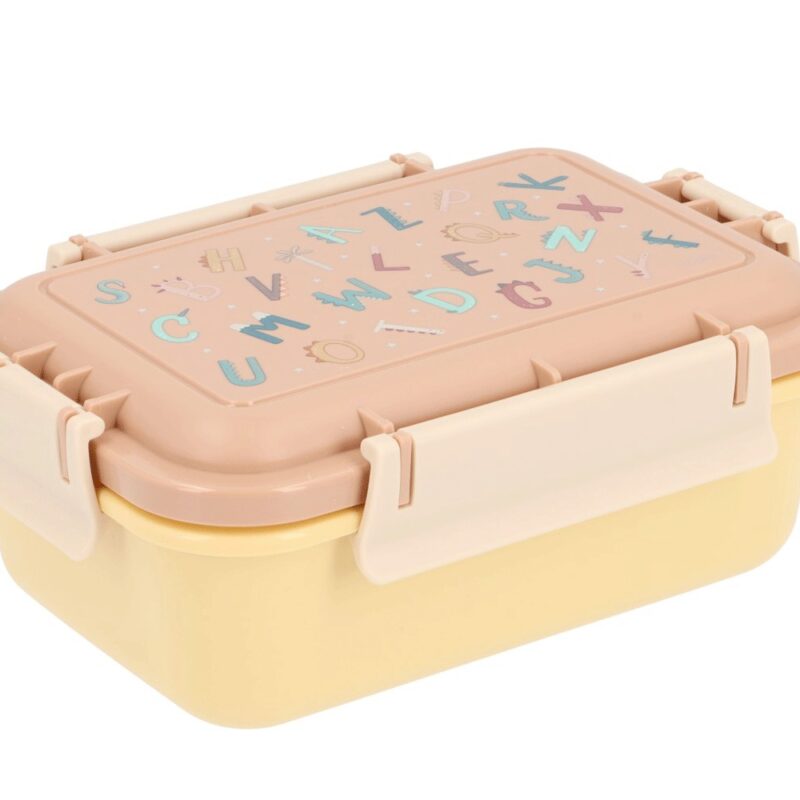 FIAMBRERA BENTO ALMUERZO FUNNY LETTERS